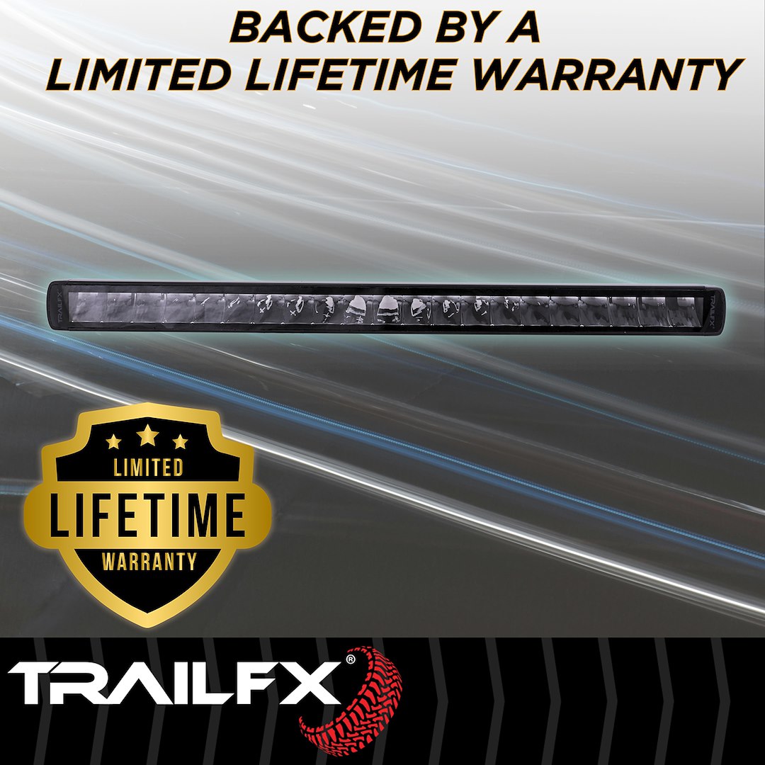 TrailFX 20" Single Row LED Light Bar- Black Edition (20SRBKCM) - product image 12