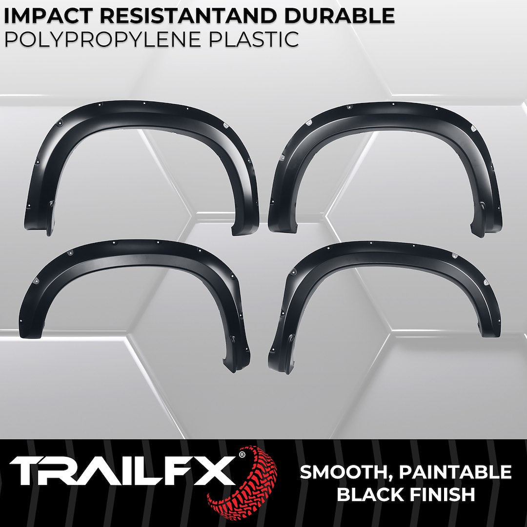 TrailFX 2019–2021 Pocket Style Fender Flares For Chevrolet Silverado 1500 (TFC3005S) - product image 4