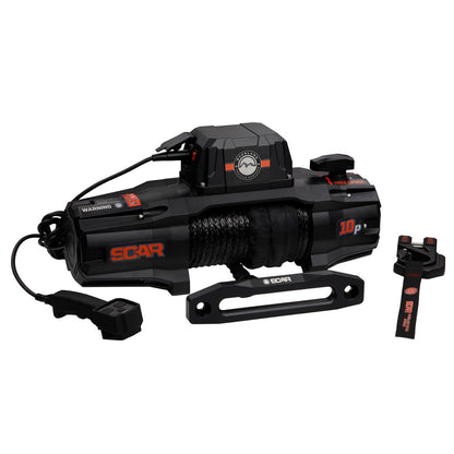 Overland Vehicle Systems SCAR 10S - 10,000 Lbs. Rated Synthetic Rope Winch 19099901