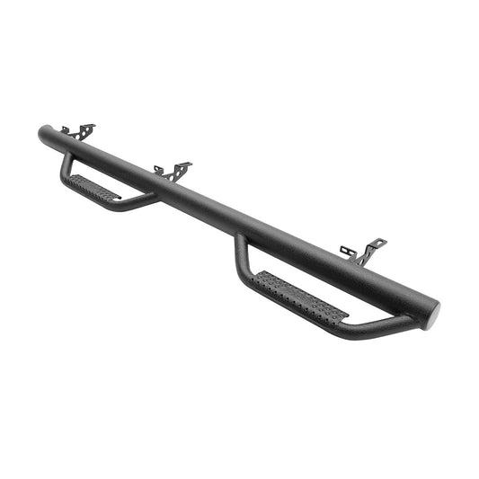 SMITTYBILT | Nerf Steps 4 Step 2 Inch Main Tube Black Texture 07-16 Wrangler 4Dr Smittybilt |J0764