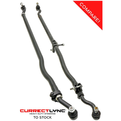 ROCKJOCK 07-18 Wrangler Jk Currectlync Steering System W/Flipped Drag Link I JK-9704P
