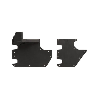 Fab Fours Door Skin Front Matte Black Powder Coat l JK3000-1