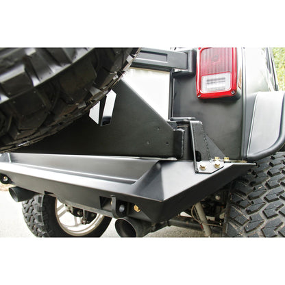 Fab Fours Off The Door Tire Carrier 2 Stage Black Powder Coated Needs Base Bumper l JP-Y1261T-1