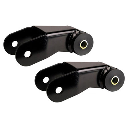 ROCKJOCK 84-01 Cherokee Boomerang Leaf Spring Shackles 5In Incl. Urethane Bushings & HardI JS-9081