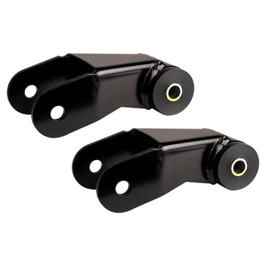 ROCKJOCK 84-01 Cherokee Boomerang Leaf Spring Shackles 5In Incl. Urethane Bushings & HardI JS-9081