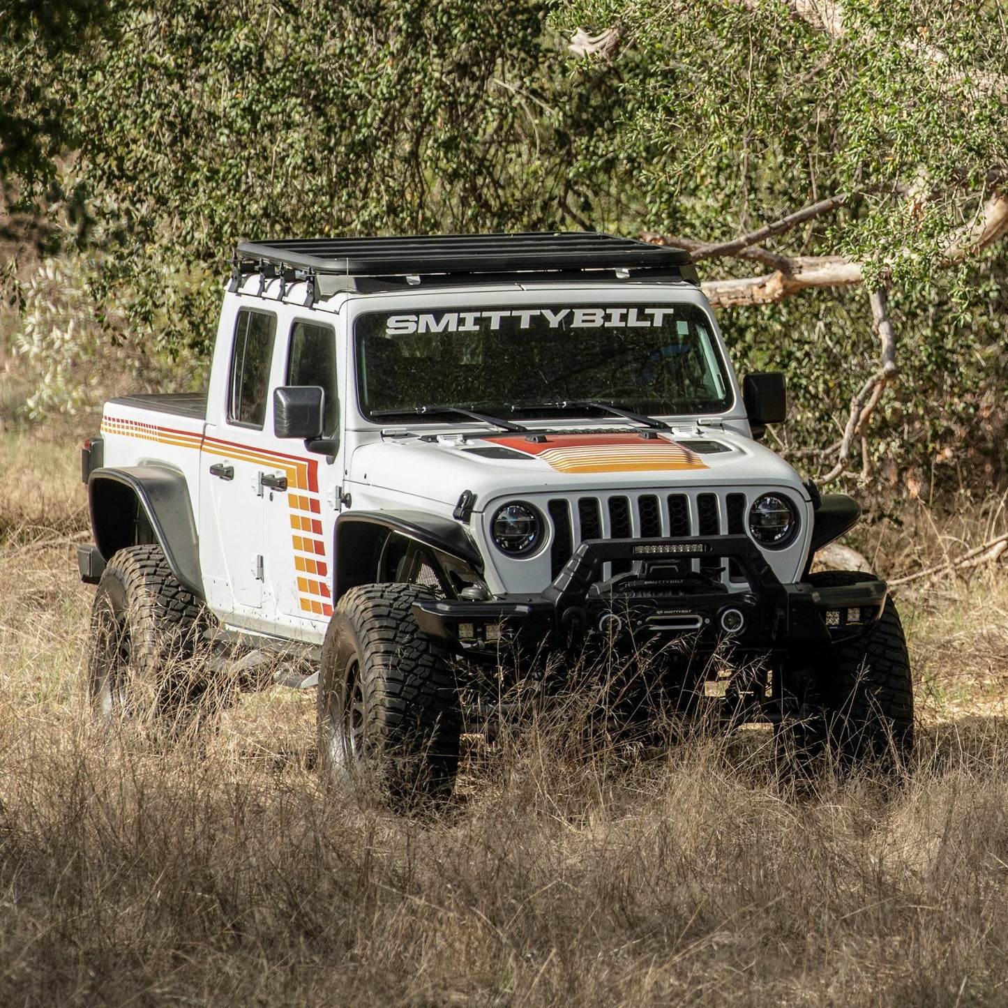 SMITTYBILT | Defender Platform Rack Kit 2020-2023 Jeep Gladiator Smittybilt |JT4DRRACK1
