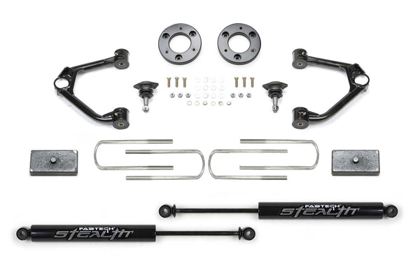FABTECH | 1.5" SPORT SYSTEM W/ STEALTH SHOCKS | Chevy Silverado / Gmc Sierra | K1224M