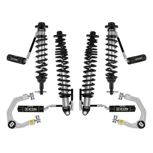 ICON VEHICLE DYNAMICS | 2021-2023 Ford Bronco Non-Sasquatch 3-4 Inch Lift Stage 4 Suspension System Billet Icon Vehicle Dynamics | K40004