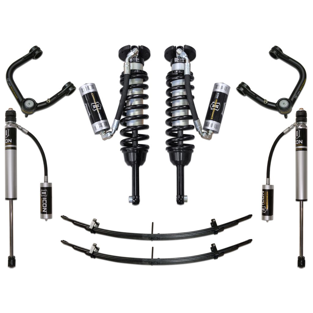 ICON VEHICLE DYNAMICS | 2005-2015 Toyota Tacoma 0-3.5 Inch Lift/2016-2023 Tacoma 0-2.75 Inch Lift Stage 4 Suspension System Tubular UCA Icon Vehicle Dynamics | K53004T