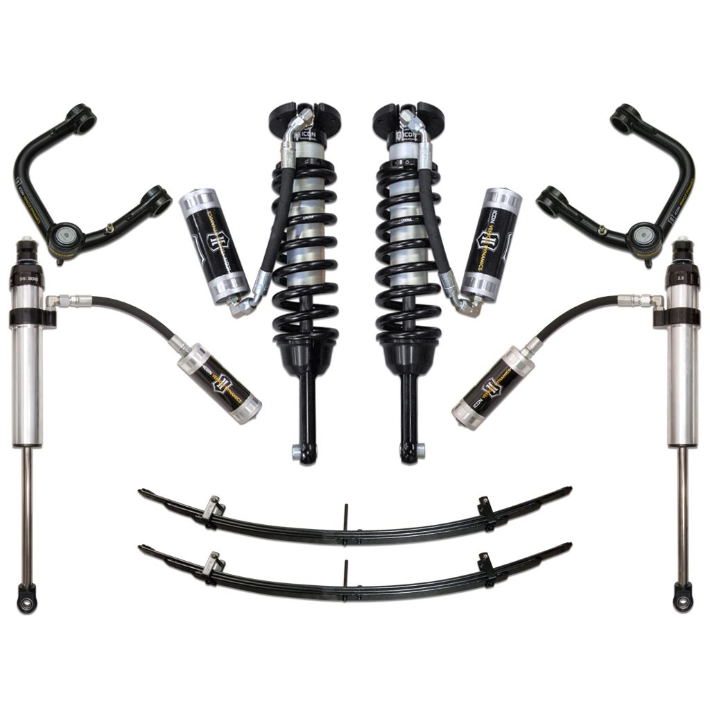 ICON VEHICLE DYNAMICS | 2005-2015 Toyota Tacoma 0-3.5 Inch Lift/2016-2023 Tacoma 0-2.75 Inch Lift Stage 5 Suspension System Tubular UCA Icon Vehicle Dynamics | K53005T