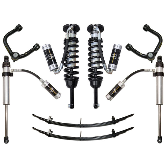 ICON VEHICLE DYNAMICS | 2005-2015 Toyota Tacoma 0-3.5 Inch Lift/2016-2023 Tacoma 0-2.75 Inch Lift Stage 5 Suspension System Tubular UCA Icon Vehicle Dynamics | K53005T