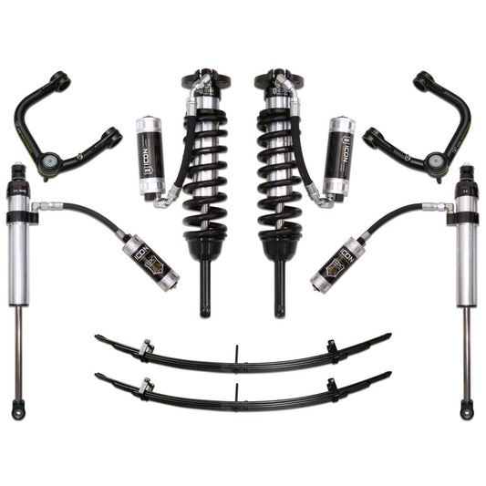 ICON VEHICLE DYNAMICS | 2005-2015 Toyota Tacoma 0-3.5 Inch Lift/2016-2023 Tacoma 0-2.75 Inch Lift Stage 6 Suspension System Tubular UCA Icon Vehicle Dynamics | K53006T