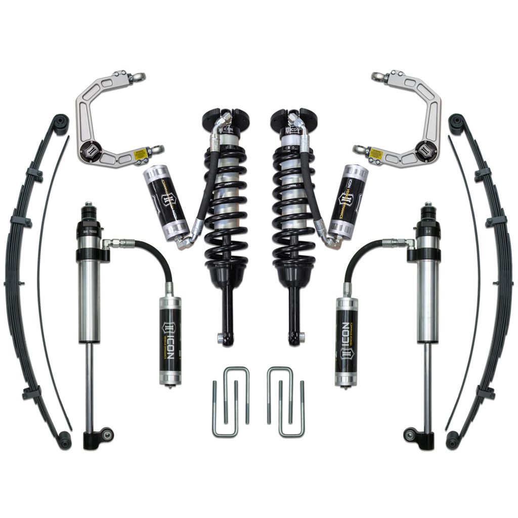 ICON VEHICLE DYNAMICS | 2005-2015 Toyota Tacoma 0-3.5 Inch Lift/2016-2023 Tacoma 0-2.75 Inch Lift Stage 8 Suspension System Billet UCA Icon Vehicle Dynamics | K53008