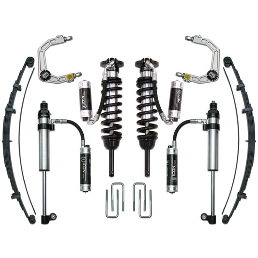 ICON VEHICLE DYNAMICS | 2005-2015 Toyota Tacoma 0-3.5 Inch Lift/2016-2023 Tacoma 0-2.75 Inch Lift Stage 9 Suspension System Billet UCA Icon Vehicle Dynamics | K53009