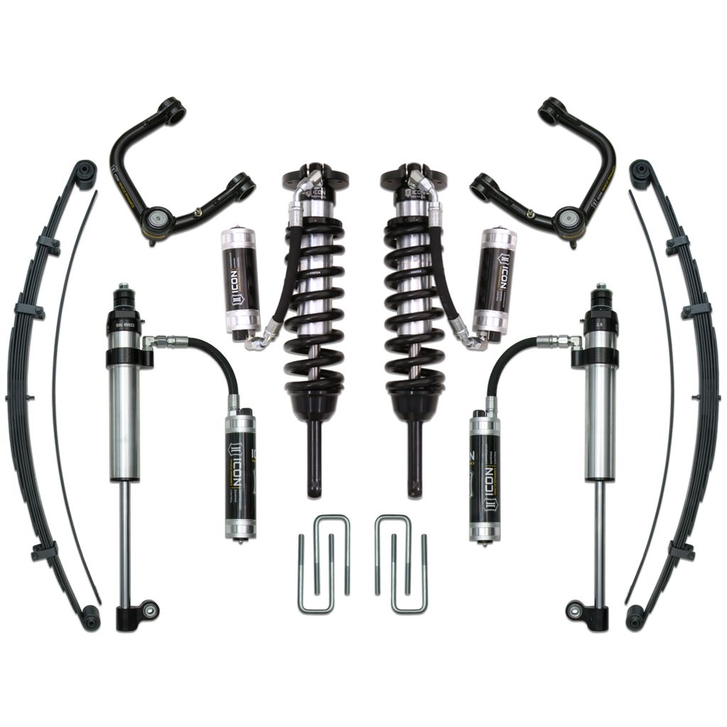 ICON VEHICLE DYNAMICS | 2005-2015 Toyota Tacoma 0-3.5 Inch Lift/2016-2023 Tacoma 0-2.75 Inch Lift Stage 9 Suspension System Tubular UCA Icon Vehicle Dynamics | K53009T
