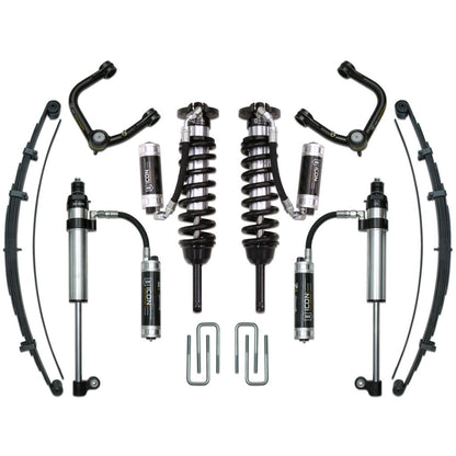 ICON VEHICLE DYNAMICS | 2005-2015 Toyota Tacoma 0-3.5 Inch Lift/2016-2023 Tacoma 0-2.75 Inch Lift Stage 9 Suspension System Tubular UCA Icon Vehicle Dynamics | K53009T