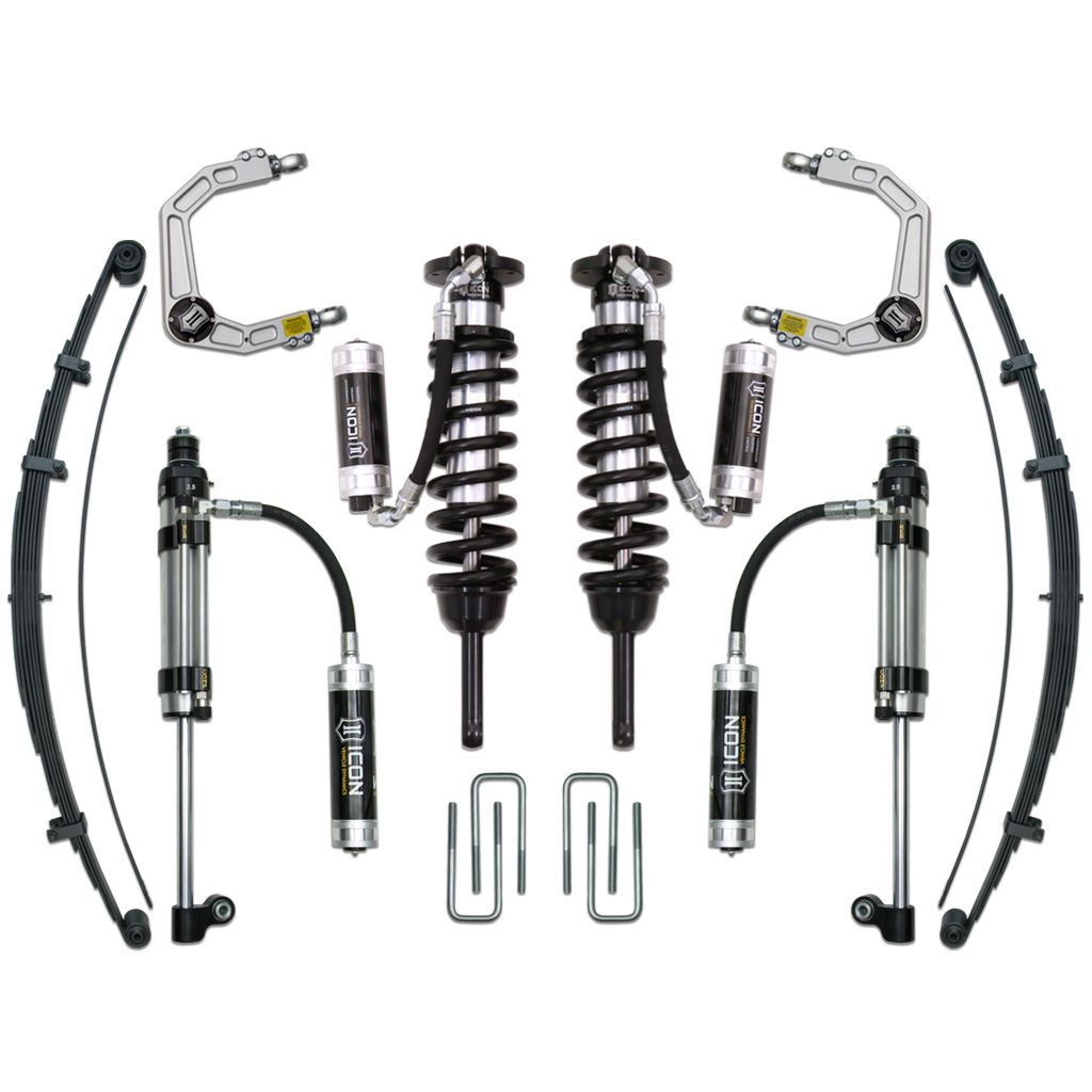 ICON VEHICLE DYNAMICS | 2005-2015 Toyota Tacoma 0-3.5 Inch Lift/2016-2023 Tacoma 0-2.75 Inch Lift Stage 10 Suspension System Billet UCA Icon Vehicle Dynamics | K53010