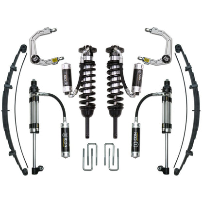 ICON VEHICLE DYNAMICS | 2005-2015 Toyota Tacoma 0-3.5 Inch Lift/2016-2023 Tacoma 0-2.75 Inch Lift Stage 10 Suspension System Billet UCA Icon Vehicle Dynamics | K53010