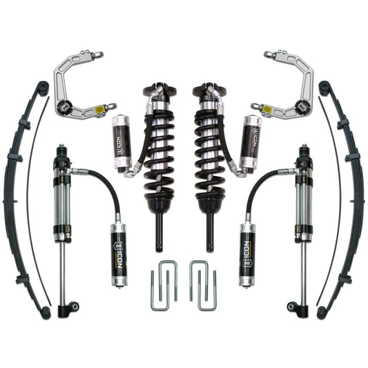 ICON VEHICLE DYNAMICS | 2005-2015 Toyota Tacoma 0-3.5 Inch Lift/2016-2023 Tacoma 0-2.75 Inch Lift Stage 10 Suspension System Billet UCA Icon Vehicle Dynamics | K53010