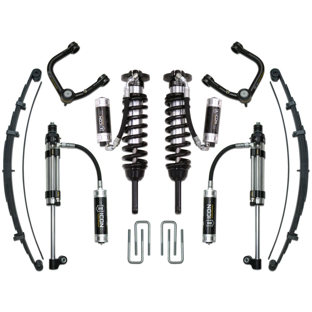 ICON VEHICLE DYNAMICS | 2005-2015 Toyota Tacoma 0-3.5 Inch Lift/2016-2023 Tacoma 0-2.75 Inch Lift Stage 10 Suspension System Tubular UCA Icon Vehicle Dynamics | K53010T