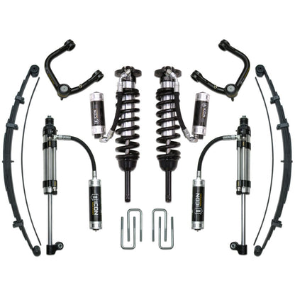 ICON VEHICLE DYNAMICS | 2005-2015 Toyota Tacoma 0-3.5 Inch Lift/2016-2023 Tacoma 0-2.75 Inch Lift Stage 10 Suspension System Tubular UCA Icon Vehicle Dynamics | K53010T