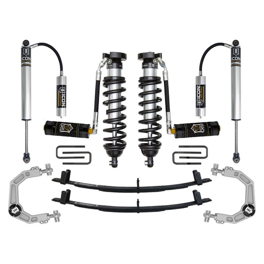 ICON VEHICLE DYNAMICS | 1995.5-04 Toyota Tacoma 0-3 Inch Lift Stage 5 Suspension System Billet UCA Icon Vehicle Dynamics | K53015B