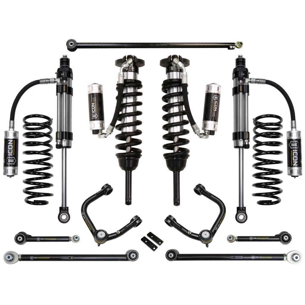 ICON VEHICLE DYNAMICS | 2010-2024 Toyota 4Runner/2010-2014 Toyota FJ Cruiser 0-3.5 Inch Lift Stage 8 Suspension System Tubular UCA Icon Vehicle Dynamics | K53068T