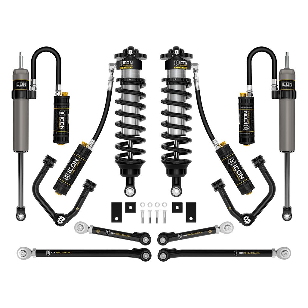 ICON VEHICLE DYNAMICS | 2022-2025 Toyota Tundra 2-3.25 Inch Lift Stage 1 3.0 Suspension System Tubular CDCV Icon Vehicle Dynamics | K53211T