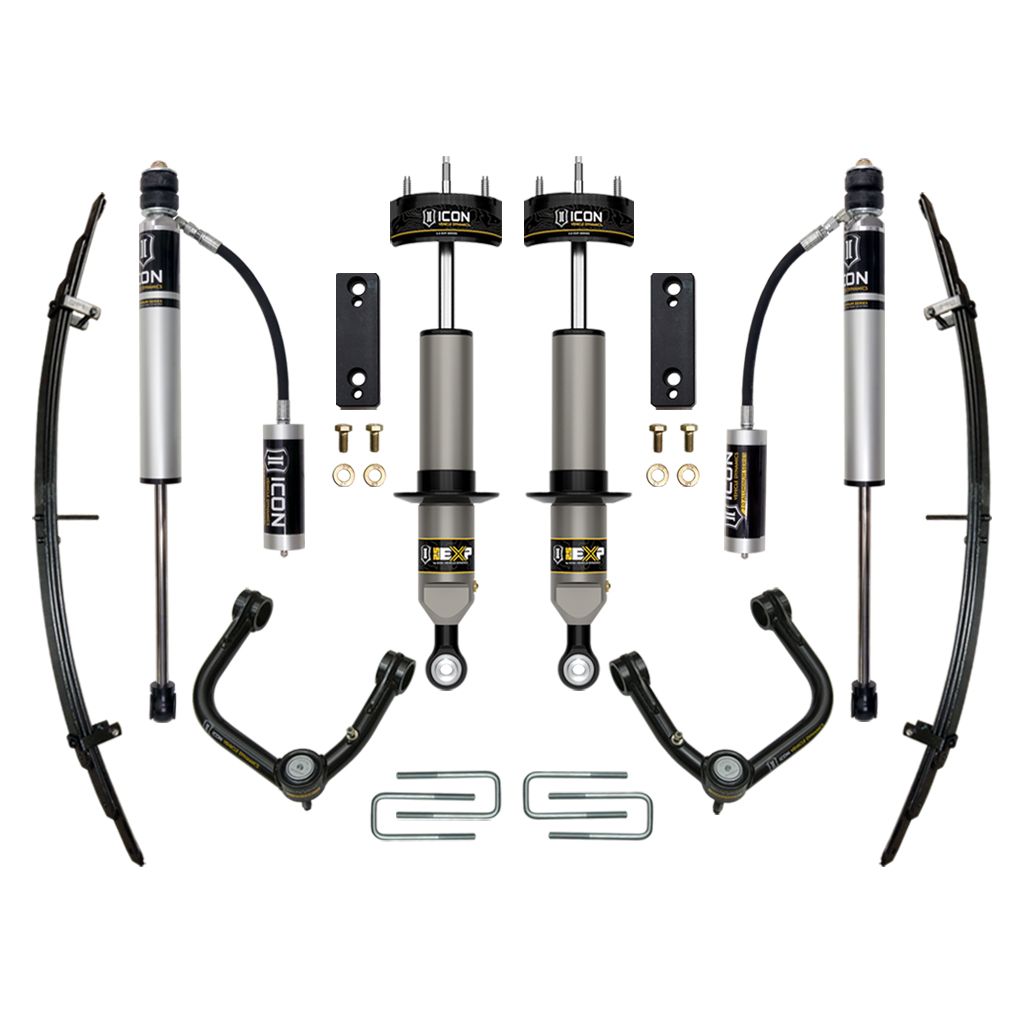 ICON VEHICLE DYNAMICS | 2005-2023 Toyota Tacoma 0-2 Inch Lift Stage 3 Exp Suspension System Tubular UCA Icon Vehicle Dynamics | K53222T