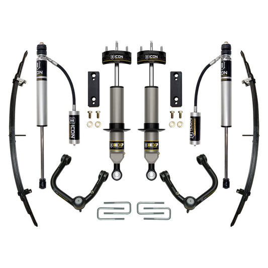 ICON VEHICLE DYNAMICS | 2005-2023 Toyota Tacoma 0-2 Inch Lift Stage 3 Exp Suspension System Tubular UCA Icon Vehicle Dynamics | K53222T