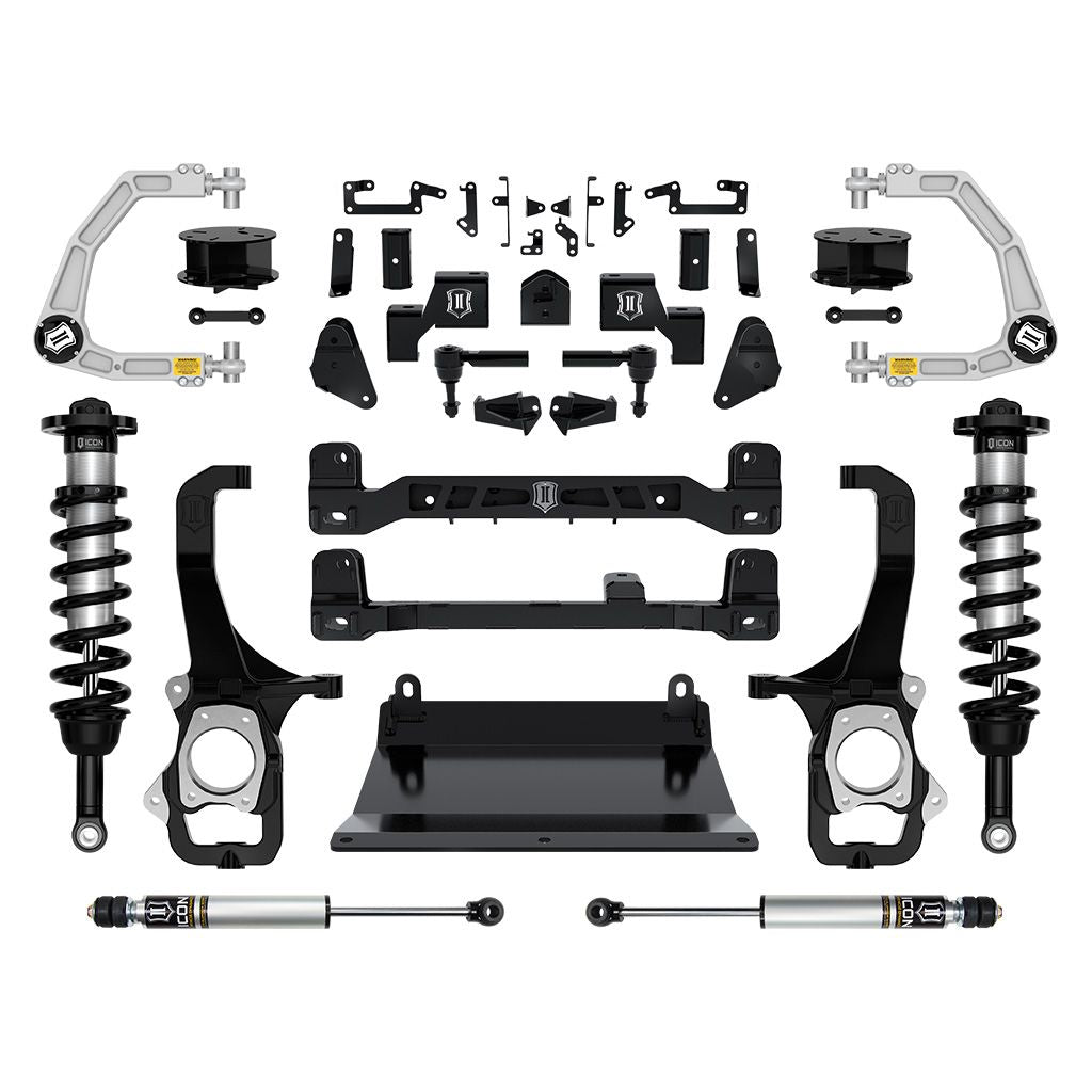 ICON VEHICLE DYNAMICS | 2022-2024 Toyota Tundra 6 Inch Lift Stage 2 Suspension System Billet 2022-2024 Toyota Tundra 6 Inch Lift Stage 1 Suspension System Billet Icon Vehicle Dynamics | K53272