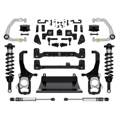ICON VEHICLE DYNAMICS | 2022-2024 Toyota Tundra 6 Inch Lift Stage 2 Suspension System Billet 2022-2024 Toyota Tundra 6 Inch Lift Stage 1 Suspension System Billet Icon Vehicle Dynamics | K53272
