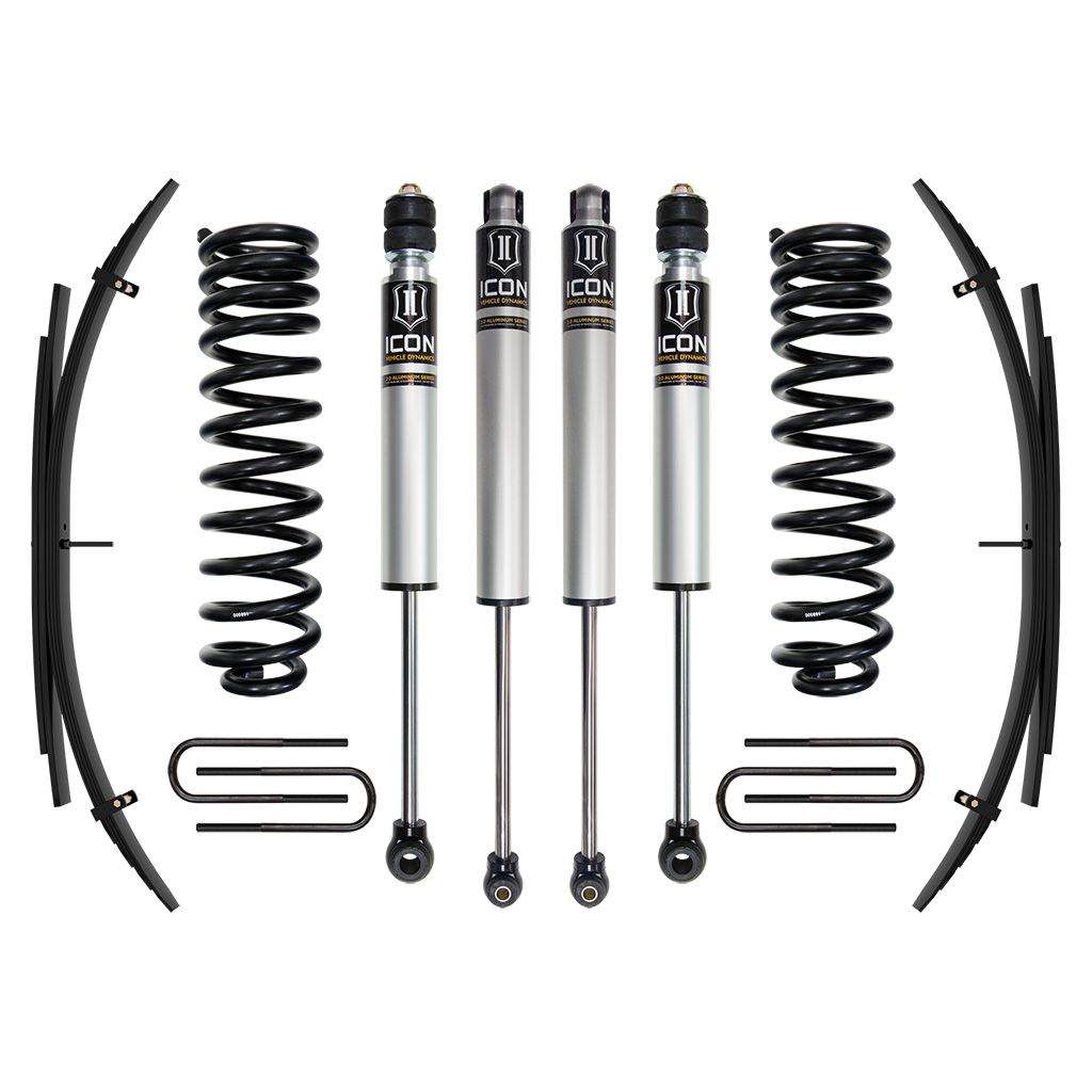 ICON VEHICLE DYNAMICS | 2011-2016 Ford F-250/F-350 Super Duty 4WD Diesel 2.5 Inch Lift Stage 1 Suspension System W/ Expansion Packs Icon Vehicle Dynamics | K62581