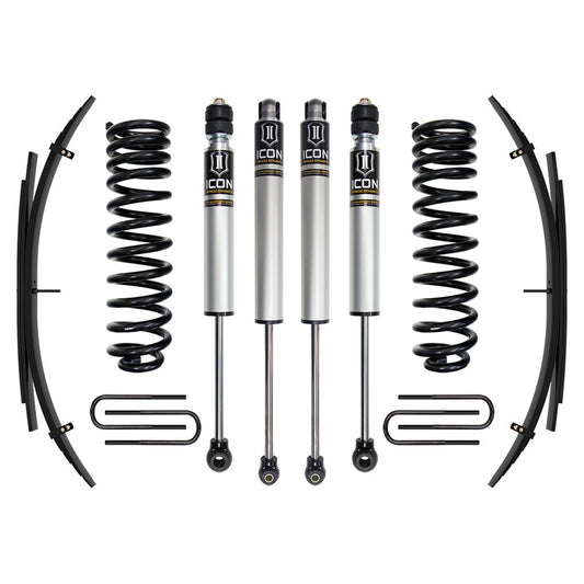 ICON VEHICLE DYNAMICS | 2011-2016 Ford F-250/F-350 Super Duty 4WD Diesel 2.5 Inch Lift Stage 1 Suspension System W/ Expansion Packs Icon Vehicle Dynamics | K62581