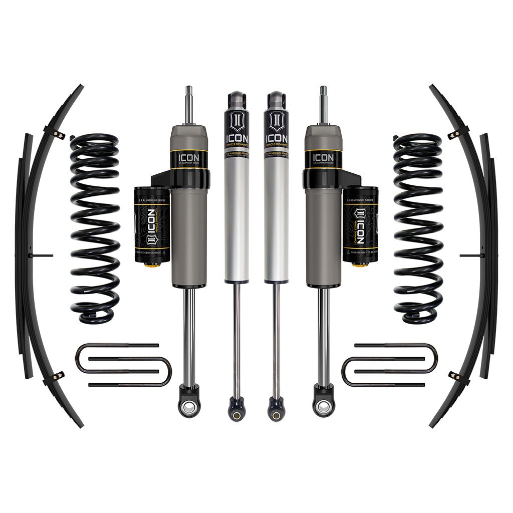 ICON VEHICLE DYNAMICS | 2011-2016 Ford F-250/F-350 Super Duty 4WD Diesel 2.5 Inch Lift Stage 2 Suspension System W/ Expansion Packs Icon Vehicle Dynamics | K62582