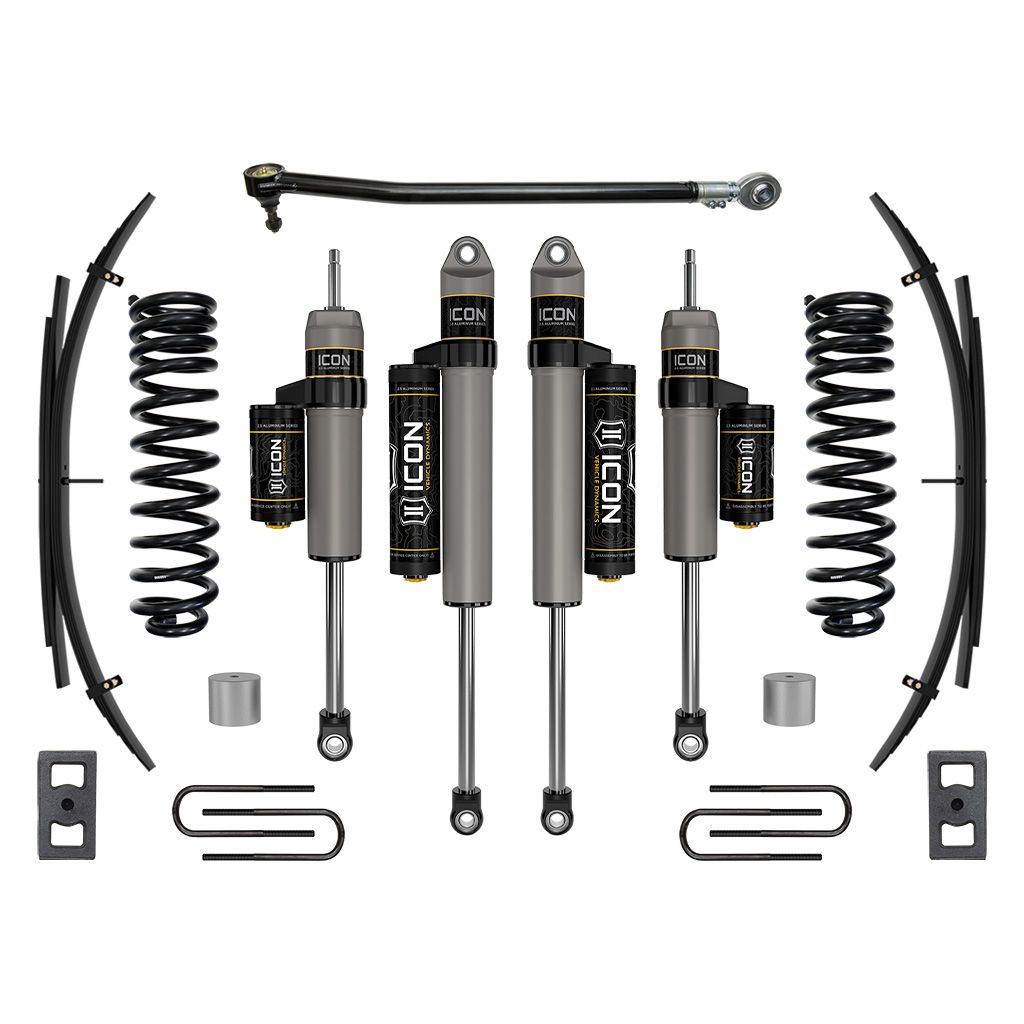 ICON VEHICLE DYNAMICS | 2023 Ford F-250/F-350 Super Duty 4WD Gas 2.5 Inch Lift Stage 3 Suspension System W/ Expansion Packs Icon Vehicle Dynamics | K62593L