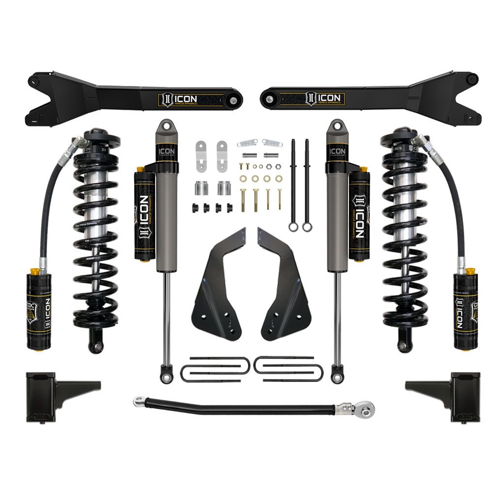 ICON VEHICLE DYNAMICS | 05-07 Ford F250/F350 4-5.5 Inch Stage 4 Coilover Conversion System W Radius Arm Icon Vehicle Dynamics | K63114R