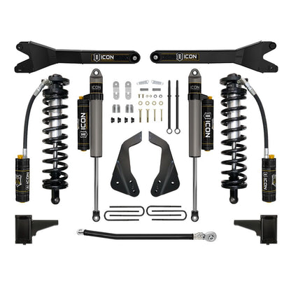 ICON VEHICLE DYNAMICS | 05-07 Ford F250/F350 4-5.5 Inch Stage 4 Coilover Conversion System W Radius Arm Icon Vehicle Dynamics | K63114R