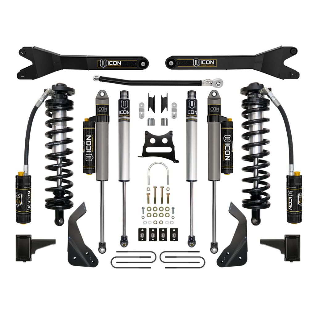 ICON VEHICLE DYNAMICS | 08-10 Ford F250/F350 4-5.5 Inch Stage 5 Coilover Conversion System W Radius Arm Icon Vehicle Dynamics | K63125R