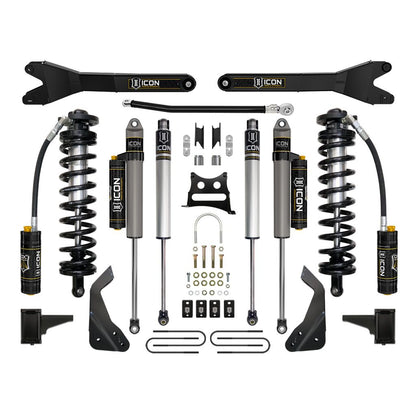 ICON VEHICLE DYNAMICS | 08-10 Ford F250/F350 4-5.5 Inch Stage 5 Coilover Conversion System W Radius Arm Icon Vehicle Dynamics | K63125R