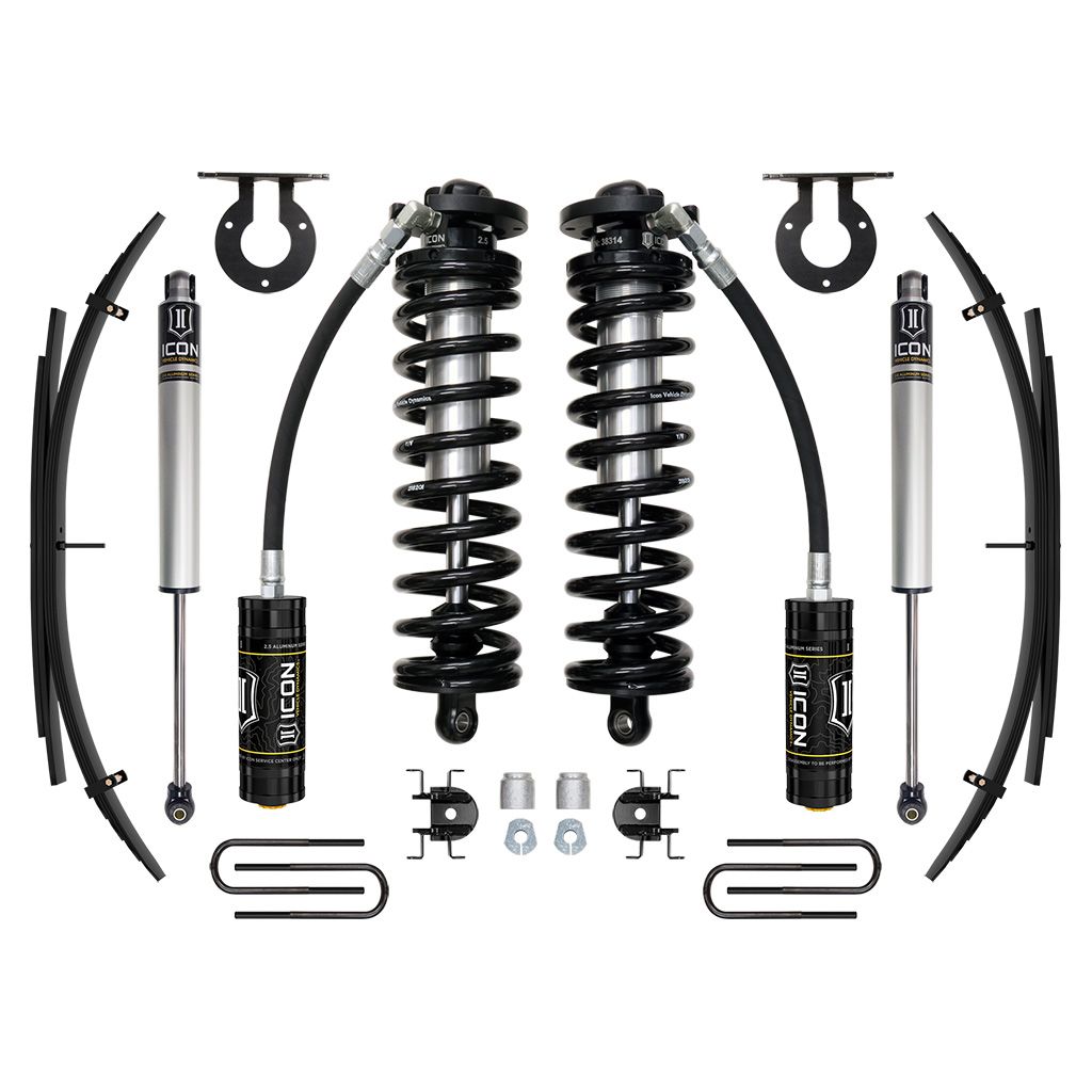 ICON VEHICLE DYNAMICS | 2017-2023 Ford F-250/F-350 Super Duty 4WD 2.5-3 Inch Lift Stage 1 Coilover System W/ Expansion Packs Icon Vehicle Dynamics | K63141L