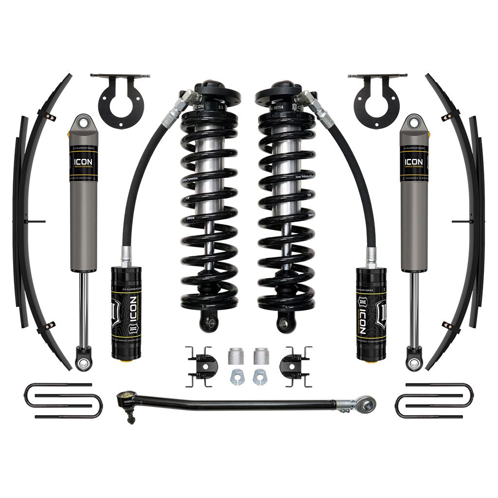 ICON VEHICLE DYNAMICS | 2017-2023 Ford F-250/F-350 Super Duty 4WD 2.5-3 Inch Lift Stage 2 Coilover System W/ Expansion Packs Icon Vehicle Dynamics | K63142L