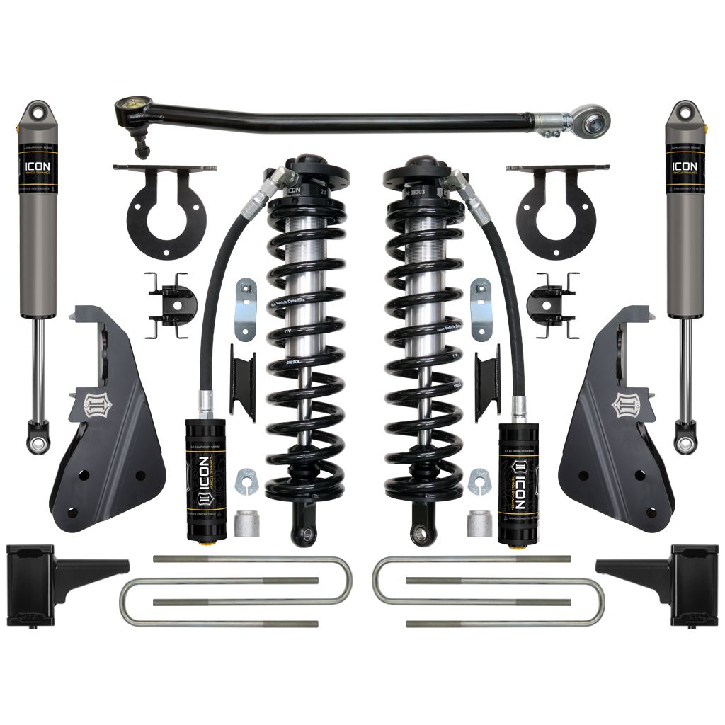 ICON VEHICLE DYNAMICS | 2017-2022 Ford F250/F350 4-5.5 Inch Lift Stage 2 Suspension System Icon Vehicle Dynamics | K63152
