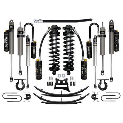 ICON VEHICLE DYNAMICS | 08-10 Ford F250/F350 2.5-3 Inch Lift Stage 5 Coilover System W/ Leaf Springs Icon Vehicle Dynamics | K63185