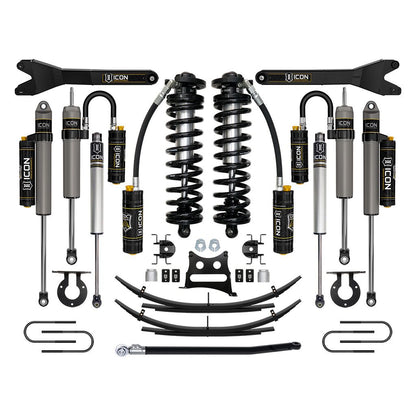 ICON VEHICLE DYNAMICS | 08-10 Ford F250/F350 2.5-3 Inch Lift Stage 6 Coilover System W/ Leaf Springs Icon Vehicle Dynamics | K63186