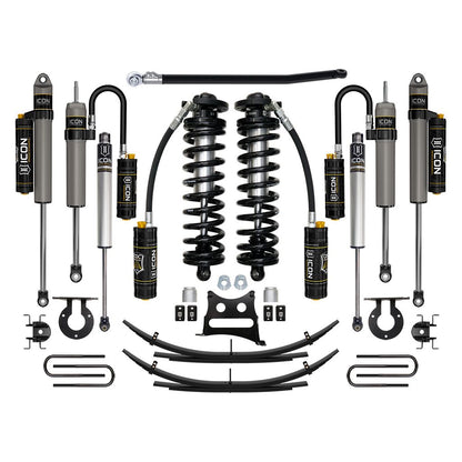 ICON VEHICLE DYNAMICS | 11-16 Ford F250/F350 2.5-3 Inch Lift Stage 5 Coilover System W/ Leaf Springs Icon Vehicle Dynamics | K63195