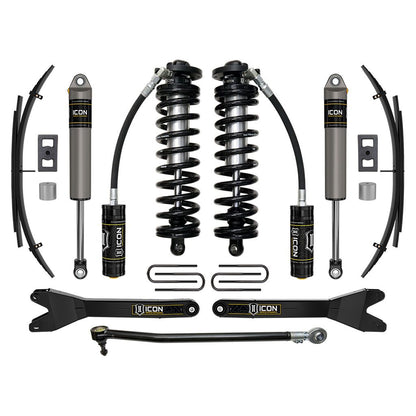ICON VEHICLE DYNAMICS | 2023-2025 Ford F-250/F-350 Super Duty 4WD 2.5-3 Inch Lift Stage 2 Coilover Conversion System W/ Radius Arms & Expansion Packs Icon Vehicle Dynamics | K63202RL