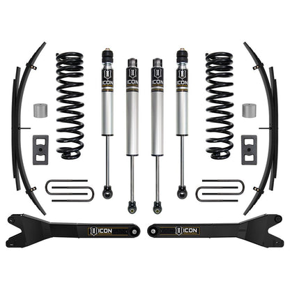 ICON VEHICLE DYNAMICS | 2023-2025 Ford F-250/F-350 Super Duty 4WD Diesel 2.5 Inch Lift Stage 1 Suspension System W/ Radius Arms And Expansion Packs Icon Vehicle Dynamics | K65890RL