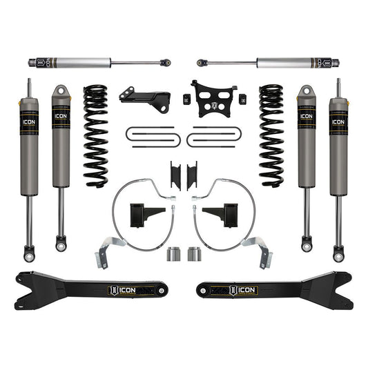 ICON VEHICLE DYNAMICS | 2023-2025 Ford F-250/F-350 Super Duty 4WD Diesel 4.5 Inch Lift Stage 3 Suspension System W/ Radius Arms Icon Vehicle Dynamics | K65902R