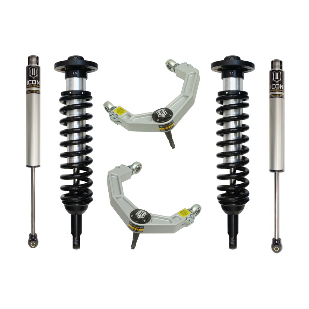 ICON VEHICLE DYNAMICS | 09-13 Ford F150 4WD 0-2.63 Inch Stage 2 Suspension System W Billet UCA Icon Vehicle Dynamics | K93002